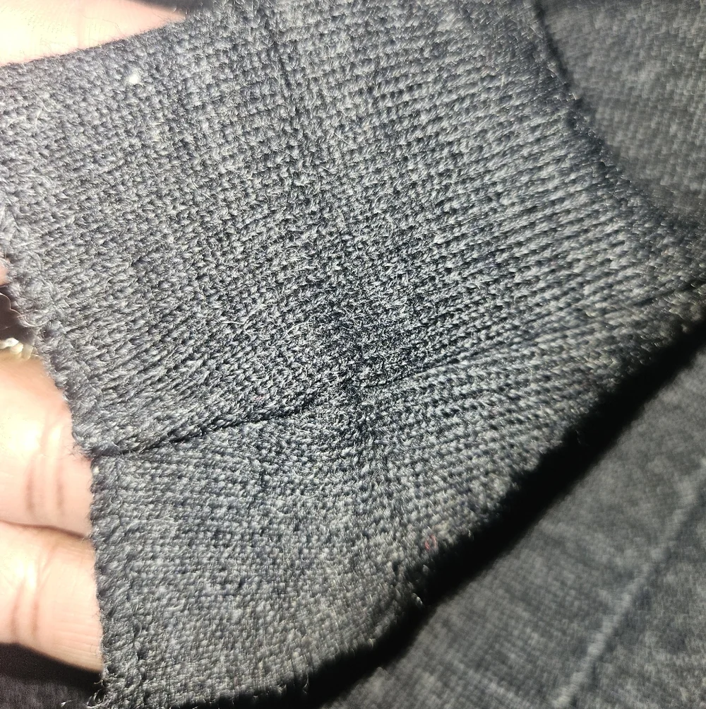Holebrook Sweden Women's Gray 100% Wool Long Line Button-down Cardigan Size S